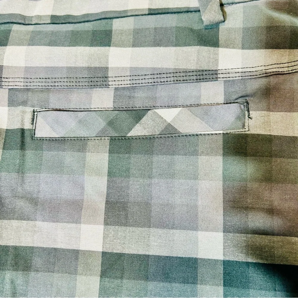 Lululemon Athletica shorts Commission golf shorts gray plaid men Size 38 - Picture 7 of 9